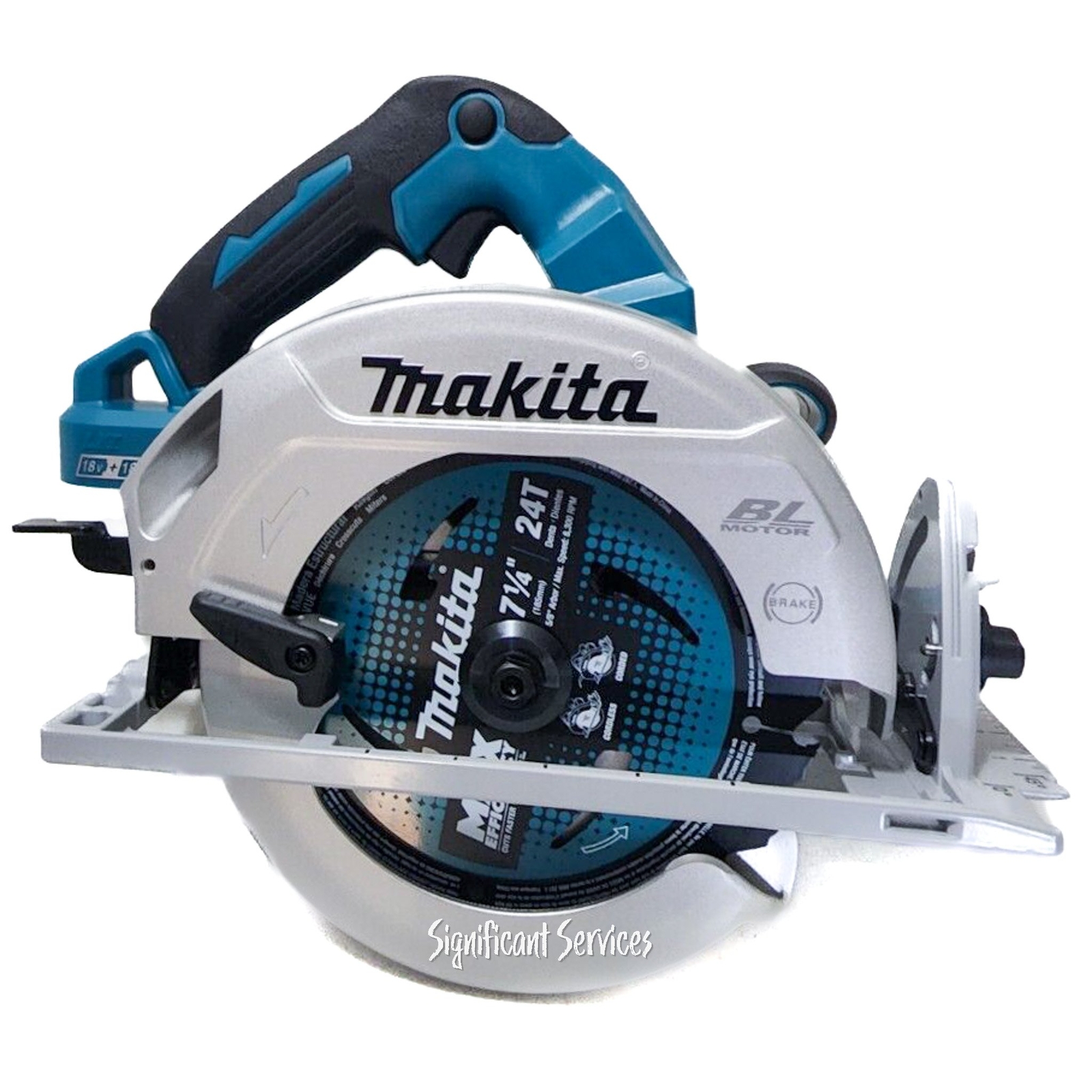 Makita XSH06Z 18V Lithium‑Ion Brushless Cordless 7‑1/4&rdquo; Circular Saw, Tool Only