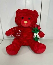    Build a Bear Red Roses Bear w/ Bouquet  I Love You accessory   Valentine's