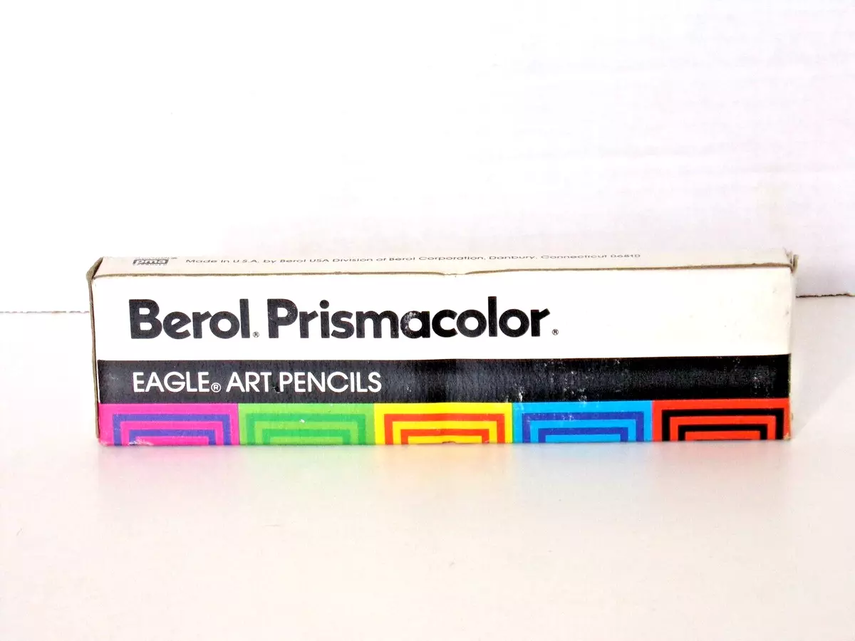 Vintage Berol Prismacolor Eagle Art Dozen Pencils, 904 Light Blue.