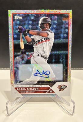 Adael Amador - Sparkle Foil Auto #/199 - 2023 Topps Pro Debut MLB 