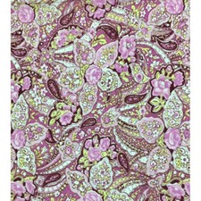 Wyoming Traders Calico Silk Scarf, Regular, 34.5x34.5, Pink Paisley Cpp