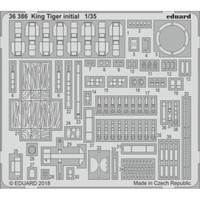 MW22 Eduard 36386 King Tiger Initial 1/35 Pe Set For Takom