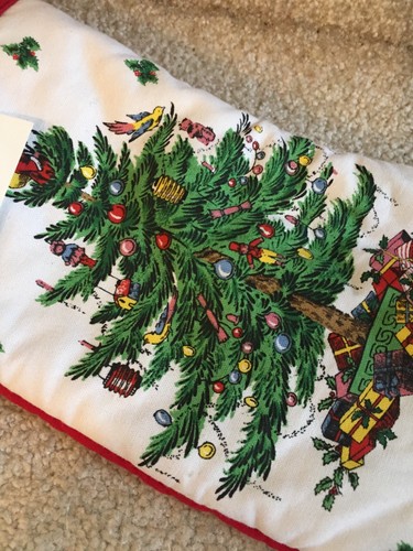 Spode Christmas Tree Red Trim Oven Mitt with Tag FREE SHIPPING - Picture 5 of 8