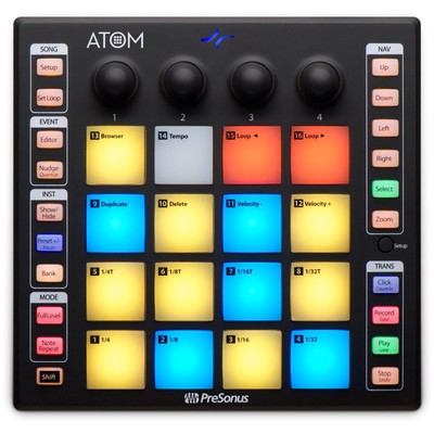 PreSonus ATOM - b-stock * NEW * MIDI pad controller
