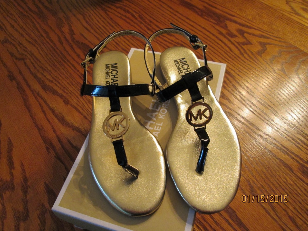 Brown Michael Kors Slides 2015 Michael Kors Brown Flip Flops