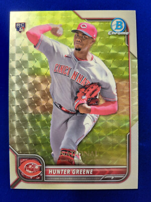 ? Hunter Greene 1/1 GOLD SUPERFRACTOR 2022 Bowman National Chrome 