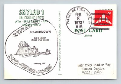 1974 Skylab I - In Orbit 1973 - ATA-Space Unit-APS NASA Photo PPC - F7419