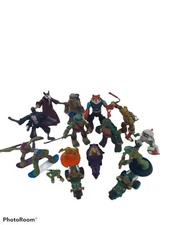  Viacom 2012-2016 TMNT Teenage Mutant Ninja Turtles Villains Figurines Lot of 16