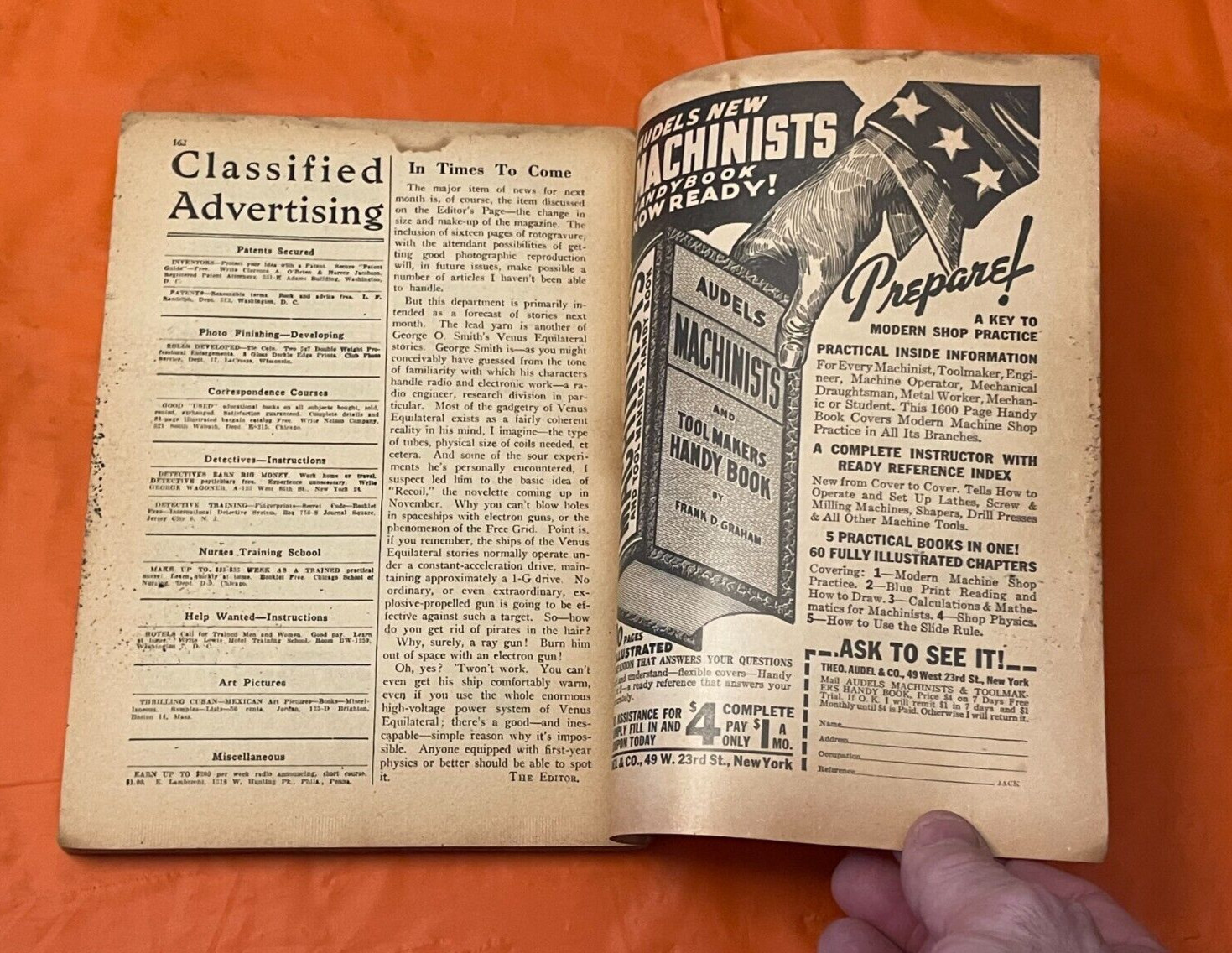 Pulp fantascientifico Storie Sorprendenti - Ottobre 1943 foto 5