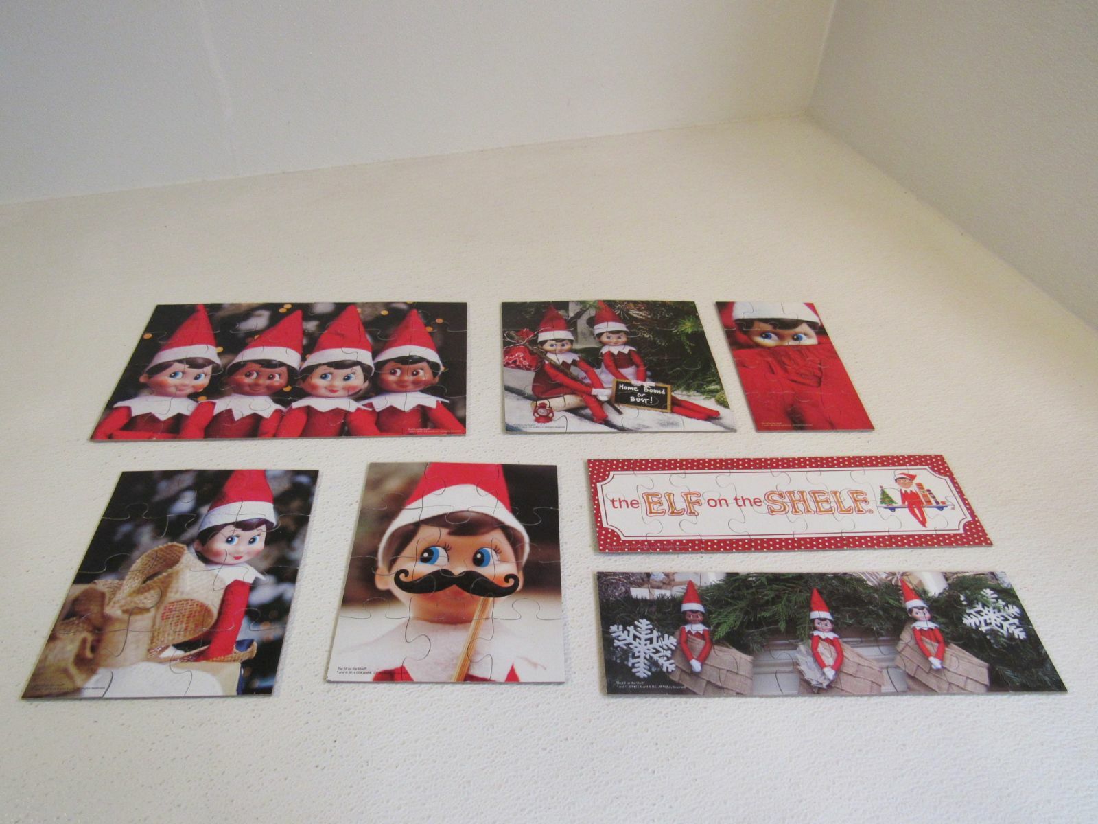 Cardinal Elf On A Shelf Wood Puzzles Lot of 7
