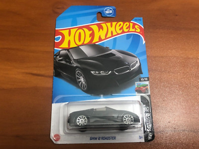 NEW BMW i8 ROADSTER BLACK HOT WHEELS HW ROADSTERS 10/10 2018 MATTEL DIECAST CAR