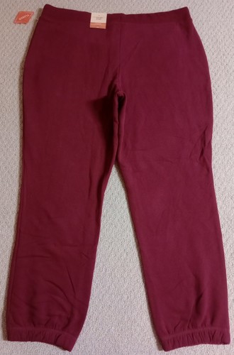 New W/ Tags St. John's Bay Womens X Large Red Cotton Blend Active Jogger Pants23 - Picture 2 of 8
