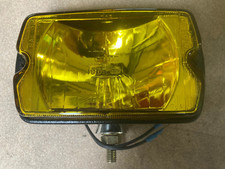 Faro Ant. Cibie 35 Airport Nero Lunga Sistema - Vetro Giallo - Nuovo Con