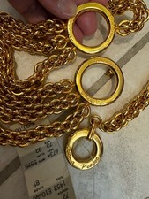 Paloma Picasso LAYER GOLD CHAIN BELT NWT Vintage FROM 90  S COLLECTOR