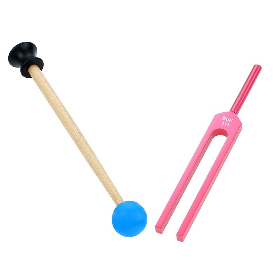 Set Di 9 Diapason In Alluminio Per Guarigione Chakra - Frequenze 174 Hz, 285 Hz, 396 Hz, 417 Hz, 528 Hz, 639 Hz, 741 Hz, 852 Hz, 963 Hz, Per Meditazione E Yoga