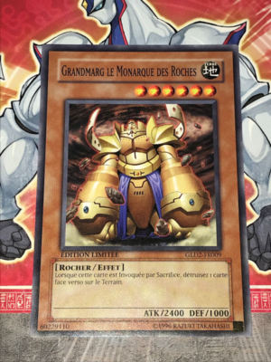 Yu Gi Oh Grandmarg der Monarch der Felsen GLD2-FR009x2 Karte