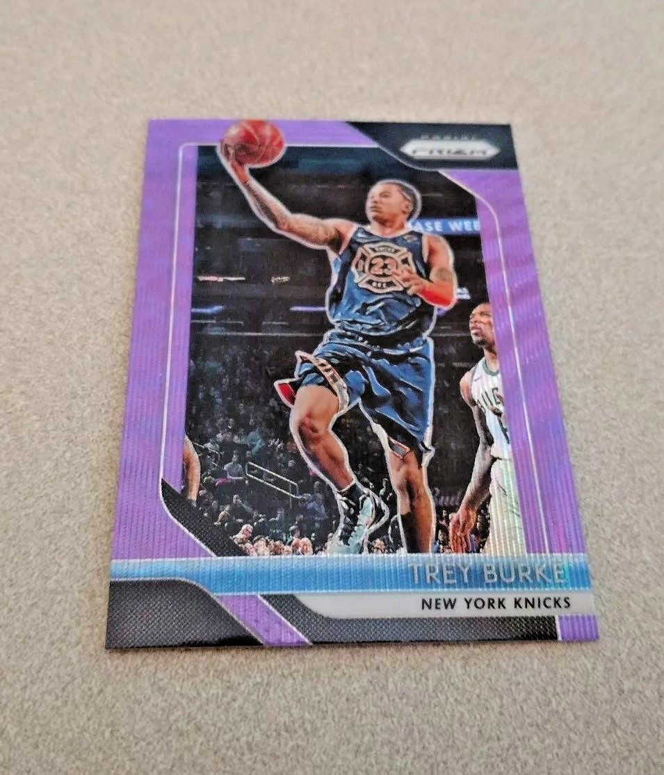 2018-19 Panini Prizm Purple Wave Prizm #287 Trey Burke Knicks