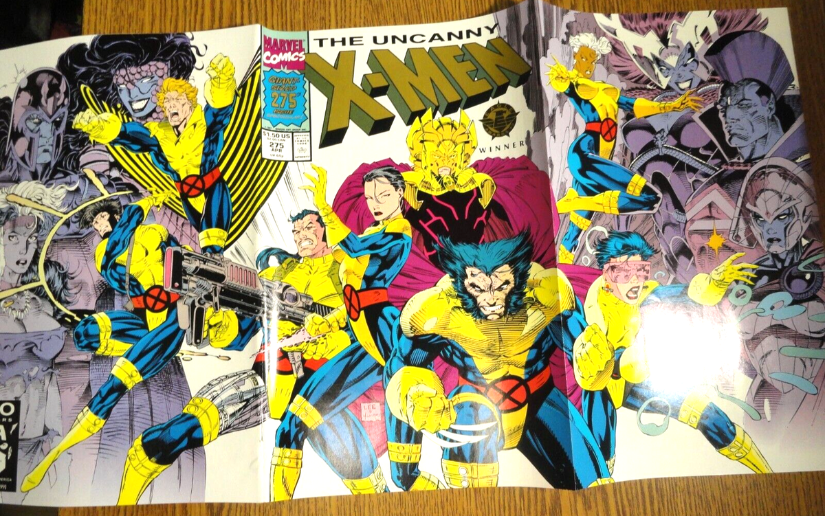 Uncanny X-men #275 Gold 2nd Print Variant Cover Jim Lee Wolverine