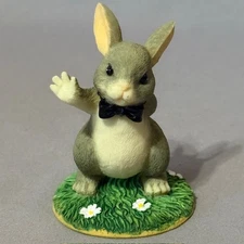 Charming Tails Figurine Mouse Fitz Floyd Anthropomorphic Mice Best Bunny Rabbit