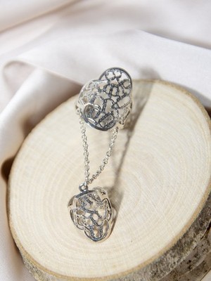 Armenian Alphabet Silver Ring   Handmade Style, Unique Design