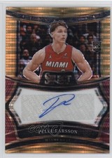 2024 Panini Select FOTL Neon Orange Pulsar Prizm 13/30 Pelle Larsson Auto 05jo