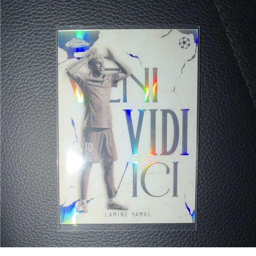 Topps Chrome Veni Vidi Vici VVV-3 Lamine Yamal FC Barcelona UCL 2026