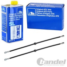 2xATE BREMSSCHLAUCH VORNE+1L ATE SL DOT 4 passend für MINI COOPER ONE R50 R53