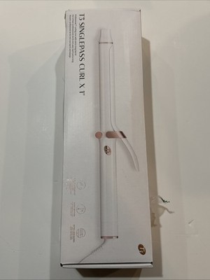 T3 SinglePass Curl X 1  Ceramic Extra-Long Barrel Curling Iron