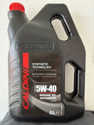 CALDINI 5W40 Premium SN/CF Motoröl SAE 5W-40 Motorenöl Öl Benzin Diesel 5Liter