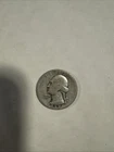 1937D Washington Silver Quarter 25c Denver mint, good, get exact coin 90% silver