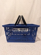 WALMART GROCERY SHOPPING BASKET Store Carrier Vintage 90s