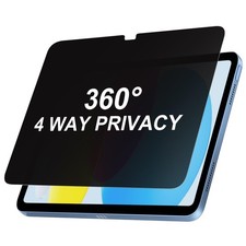 XunyLyee 360  4 Way Privacy Screen Protector for iPad A16 Privacy, Claer