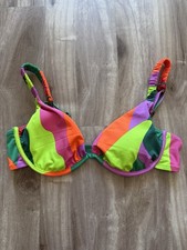 Sanctuary Swim Bold Beach Underwire Bikini Top Size Large