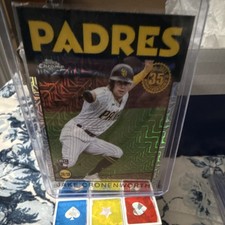 2021 Topps Chrome Jake Cronenworth #86TC-60 Rookie 35th Anniversary Padres