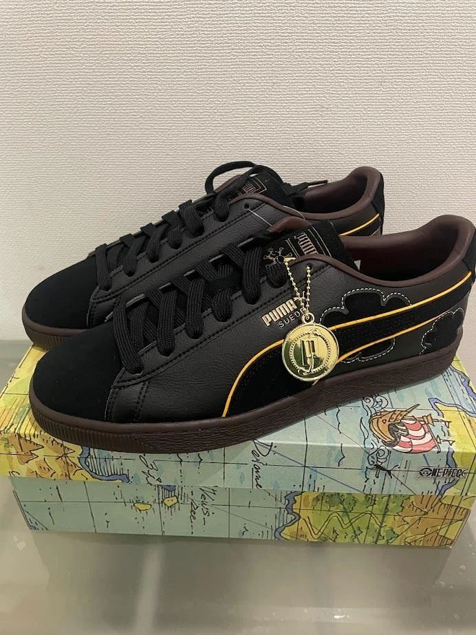 Scarpe Puma scamosciate pezzo unico Blackbeard Tech nere cioccolato fondente 28 5 cm US 10 5