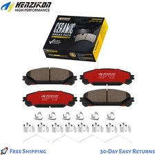 Front Ceramic Brake Pads Fits 2008 - 2018 2019 Toyota Highlander 27l 33l 35l