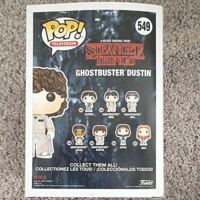 Funko Pop! Vinyl Stranger Things Ghostbuster Dustin Figure #549 | eBay
