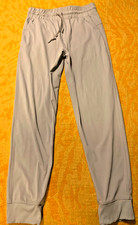 Member's Mark Women's Travel Joggers Pockets Ankle Length Tan Elastic Waist MED