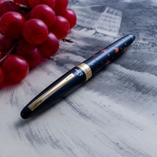 Custom 1970's Pilot Elite Long Body Starlight Um Fountain Pen 14K JIS Gold Nib