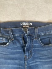 Denizen From Levi's Jeans Girls Size 12 High Rise Slim Comfort Stretch Denim