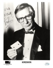 Kreskin Signed Autographed To Mike 8x10 Magic Photo