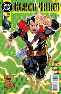 BLACK ADAM #6 VARIANT CVR D CARLO BARBERI 90S COVER MONTH CARD STOCK VARIANT DC