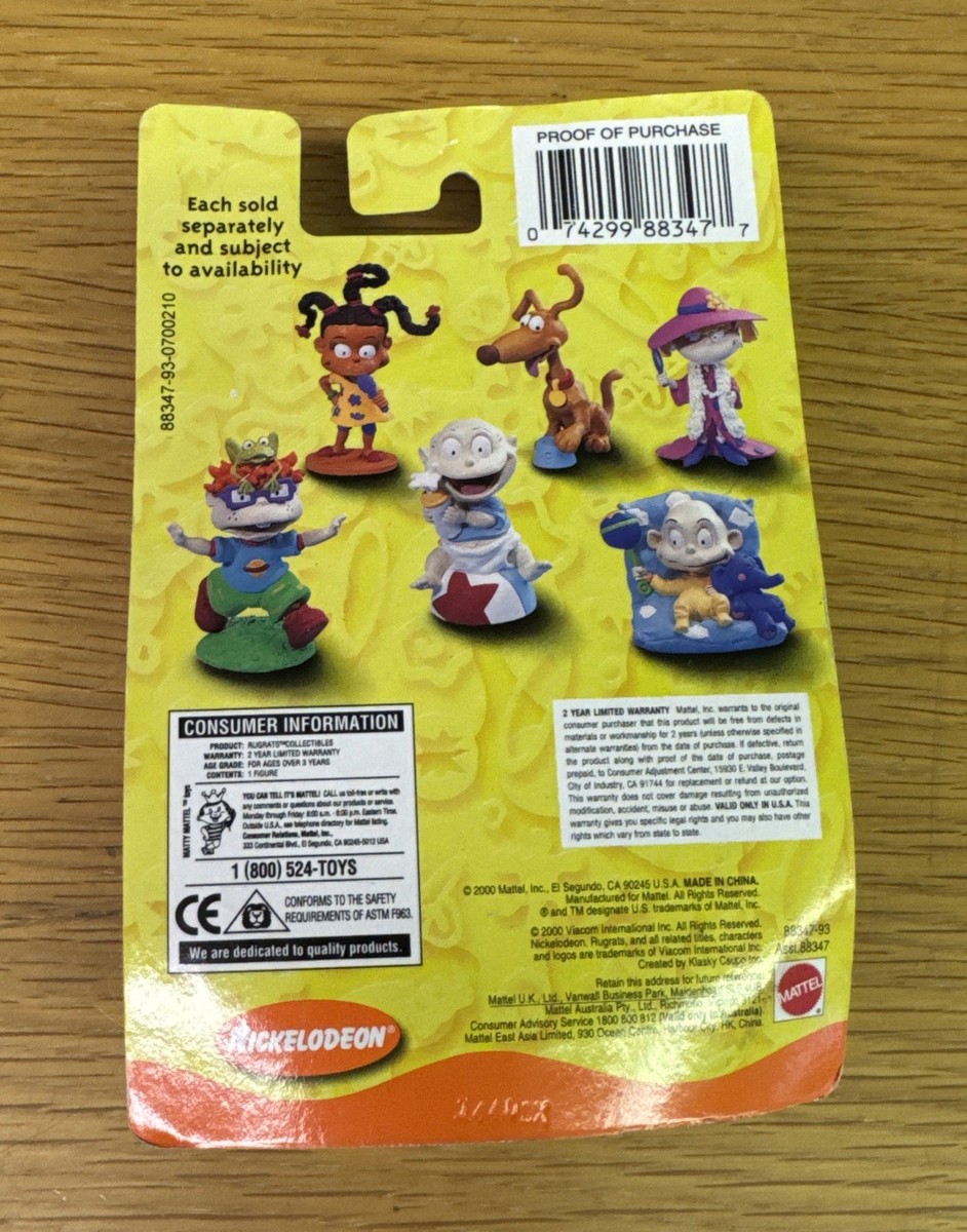 Rugrats ラグラッツファミリーフィギュア 3種セット Mattel レア LOT OF 3 RUGRATS 3” FIGURES Chuckie•Tommy•Angelica•Nickelodeon