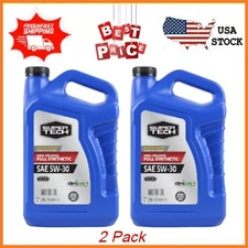 2 pack Super Tech High Mileage Full Synthetic SAE 5W-30 Motor Oil, 5 Quarts