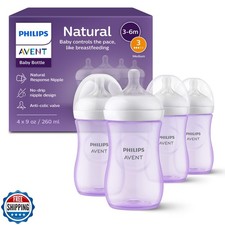 Philips Avent Natural Baby Bottles with Natural Response Nipples