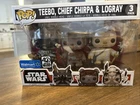 Funko Pop Ewoks Teebo, Chief Chirpa Logray 3 Pack, Walmart Exclusive, Star Wars