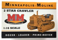 Spec Cast Minneapolis Moline 2 Star Crawler 2004 National Show 1:16 Replica MIOB