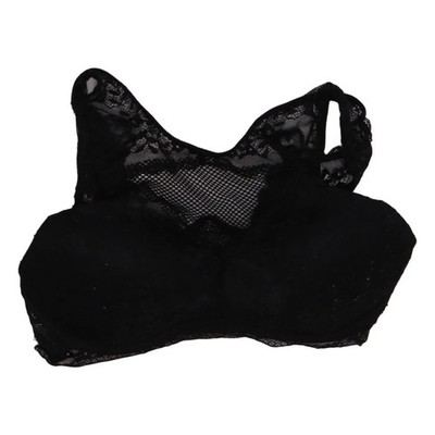 Censored, Bralette, Größe: 75B, Schwarz, Elasthan/Polyamid, Blumen, Spitze #oAE