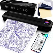 Portable Wireless Tattoo Stencil Printer with Smart App for Artists