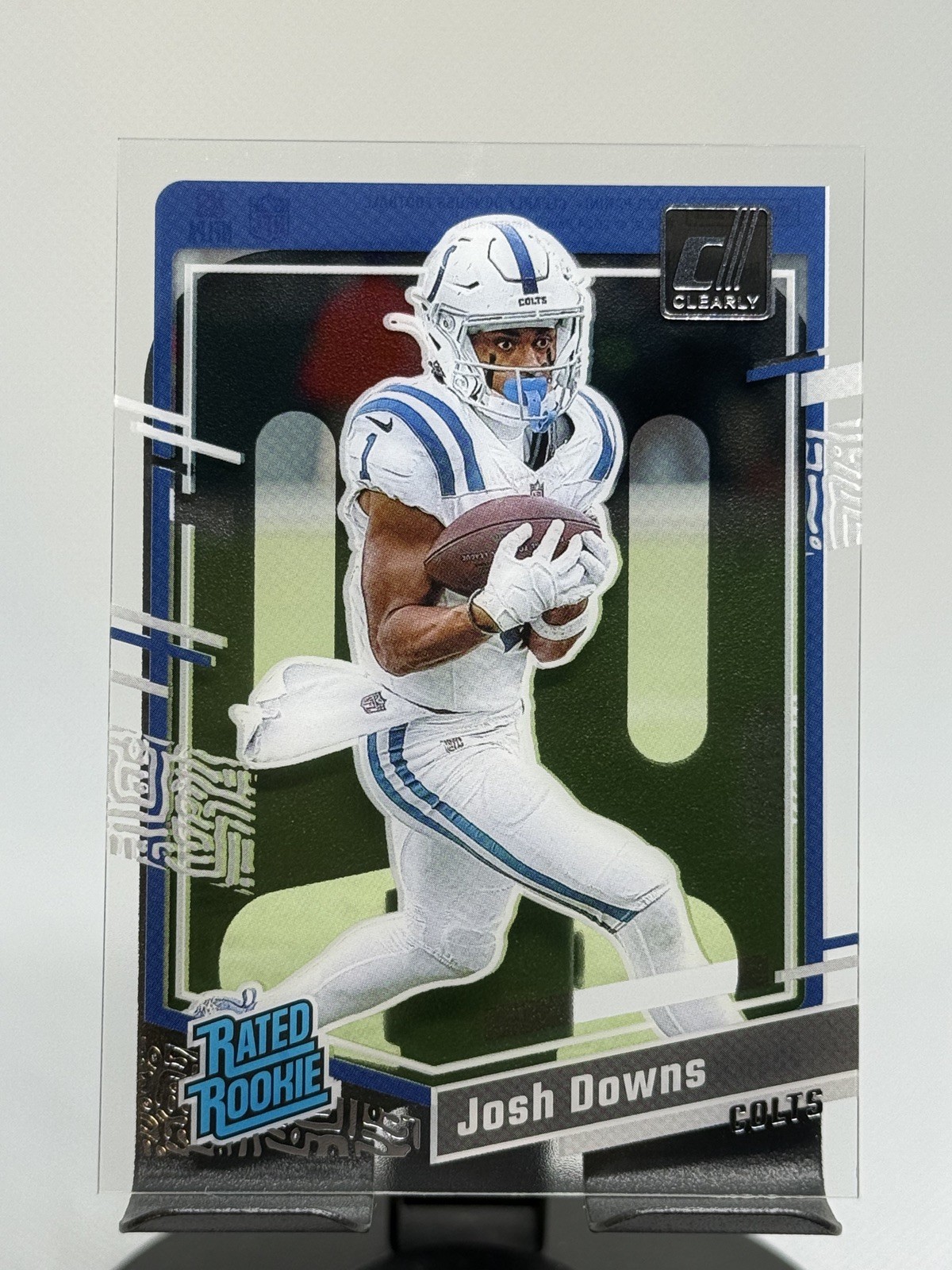 Josh Downs 2023 Panini Donruss Clearly Rated Rookie #71 Colts